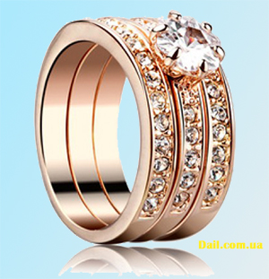 Кольцо с камнем Тиффани