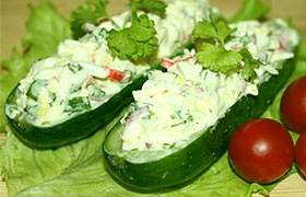 огурцы с рыбой