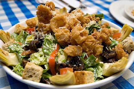 праздничный салат мясной